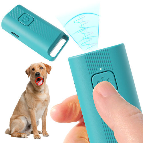 Cross-border mini wholesale ultrasonic dog repeller, direct sales new Amazon handheld bark deterrent light bark deterrent