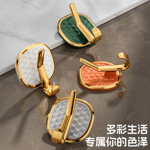 No-Drill Hooks for Kitchen, Clothes, Keys, Adhesive Hooks for Bathroom Storage, Traceless Strong Hooks, Multifunctional Hooks