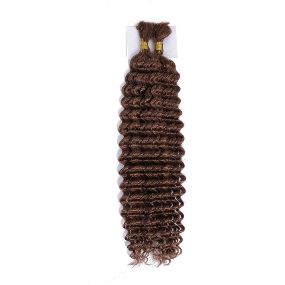 Deep Wave Real Wig Boho Braids Extensions Human Export Curly Hair Bulk_voghion.com