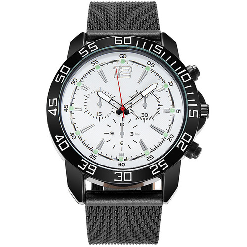 Foreign trade cross-border cool series men's mesh strap watch men's casual business luminous watch manufacturer wholesale