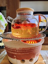 围炉煮茶冷水壶玻璃凉水壶大容量家用茶壶耐热高温防暴烧水壶明火