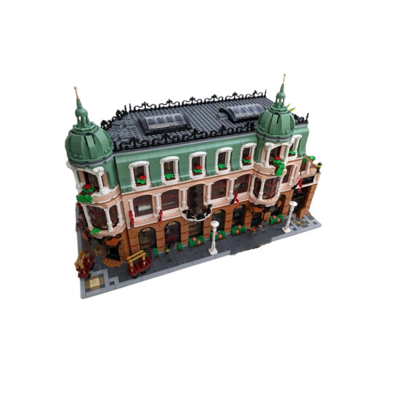 Modular City Street Building Blocks Toy Assembly Kit_voghion.com