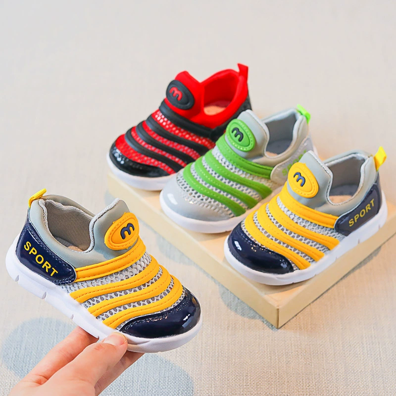 Одна пара волос 2025 летняя детская гусеничная обувь для детей 1-6 лет