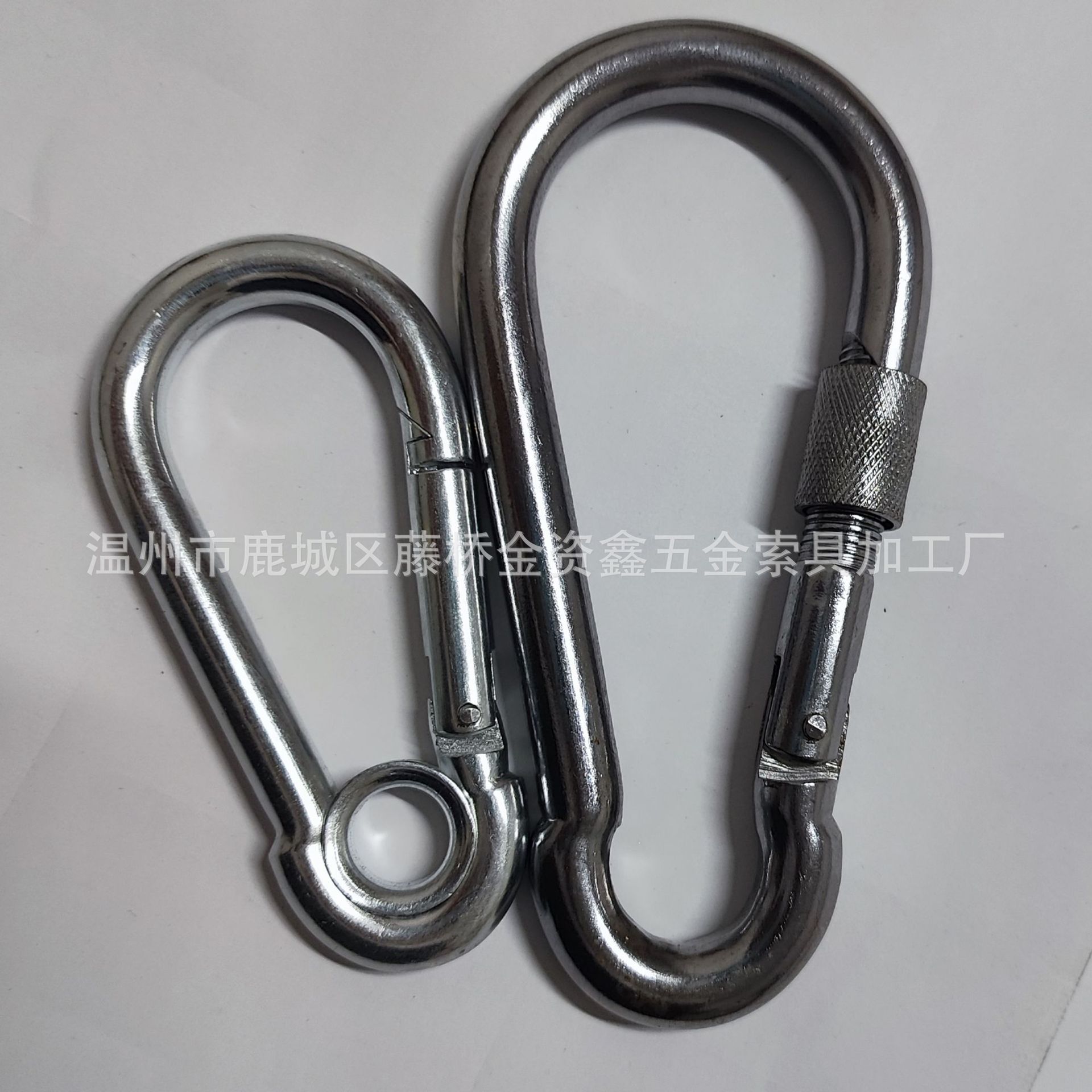 提供镀锌弹簧钩加工弹簧扣登山扣厂家直发极速发货