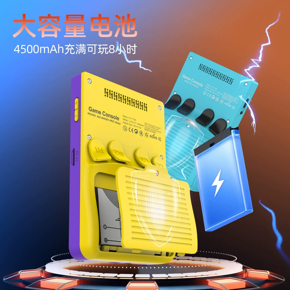 Оптовая кросс‑граница R40XXpromax портативная игровая консоль с открытым исходным кодом, ретро, двойной джойстик, портативная консоль PSP, аркада