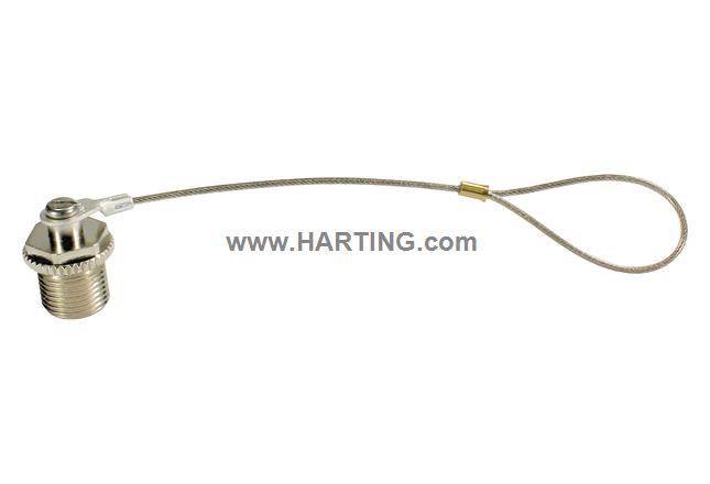 Harting浩亭 21010000033 金属防尘盖 带回路电缆 IP67