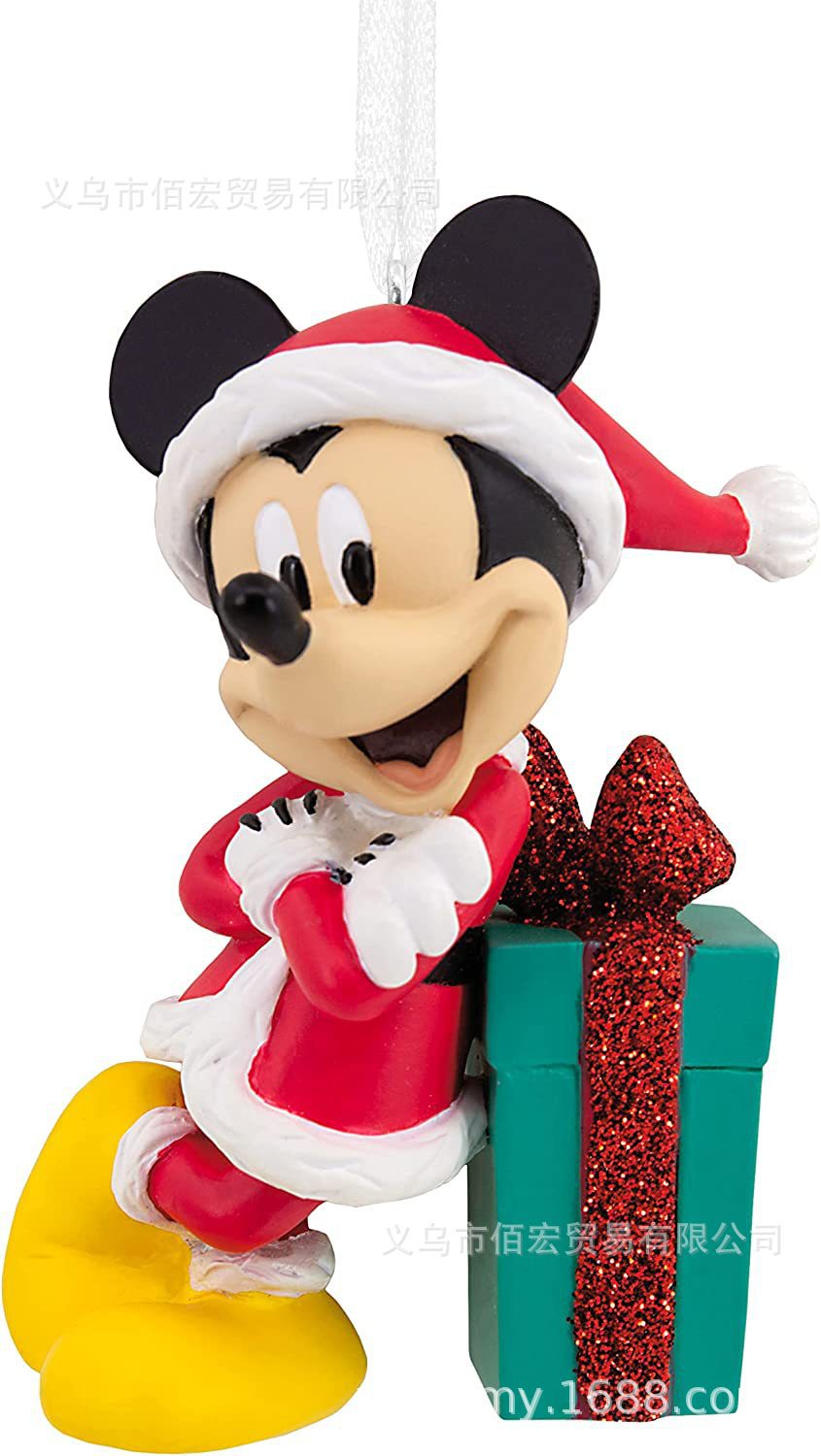 2022 nuevos productos Mickey Mouse serie de decoraciones navideñas mochilas de automóviles colgantes de árbol de Navidad regalos de decoración para el hogar