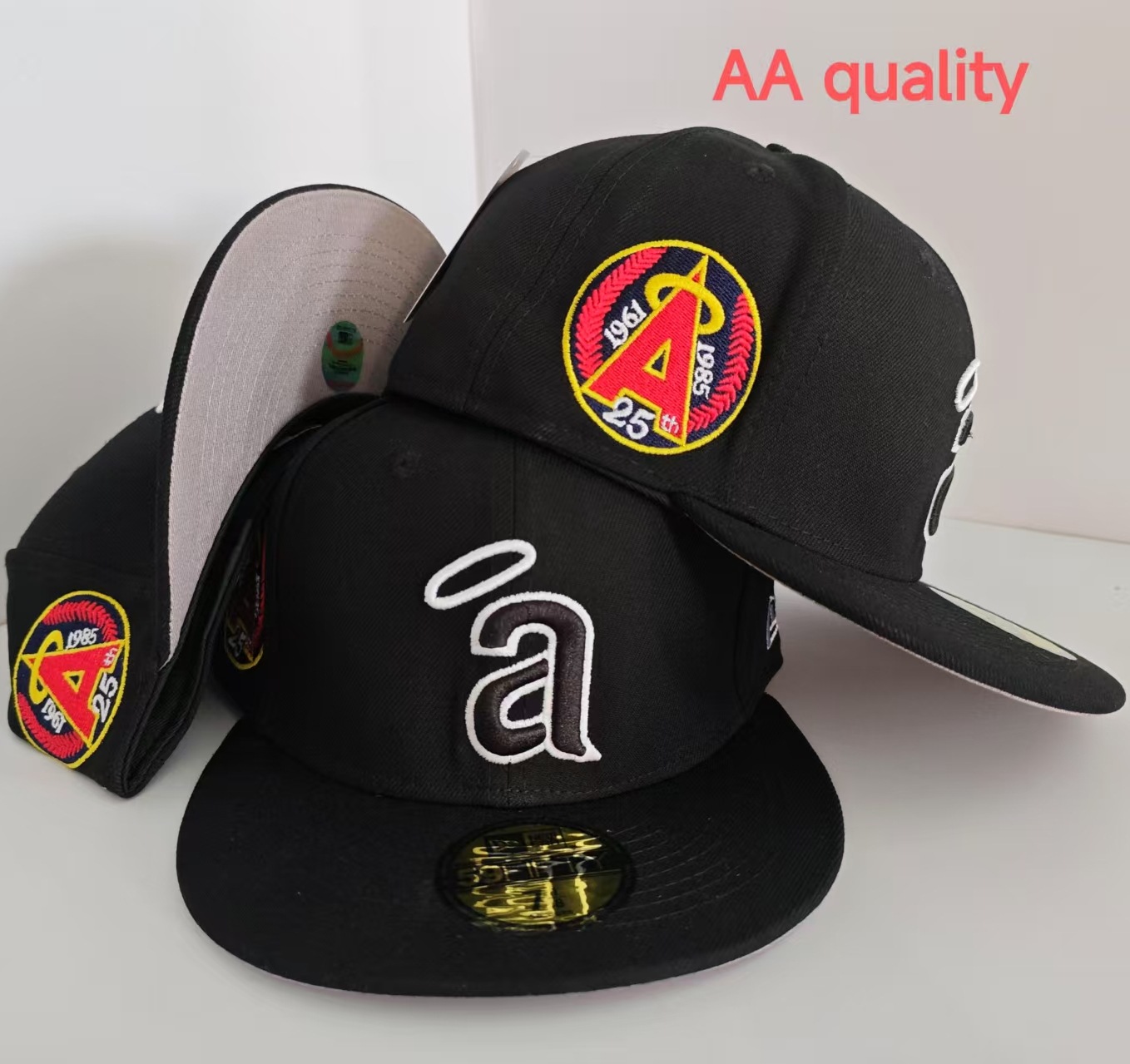 Gorra de Béisbol de Comercio Transfronterizo al por Mayor 2025, con Bordado de Letras con Patrón AA, Gorra de Visera Plana Moderna para Hombre image 26