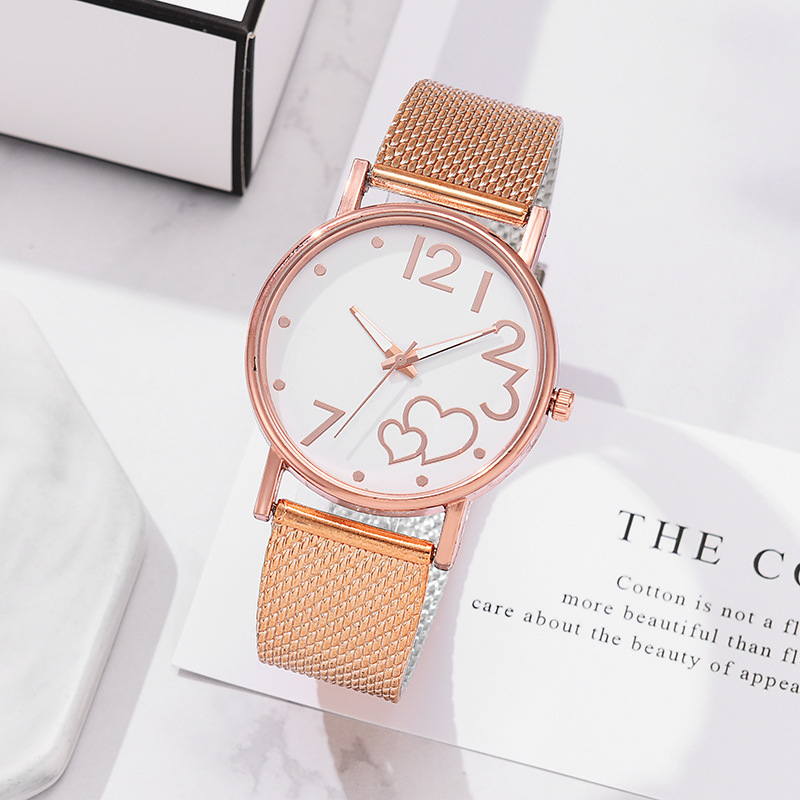 Pointer Display Type Casual Solid Color Buckle Quartz Women's Watches