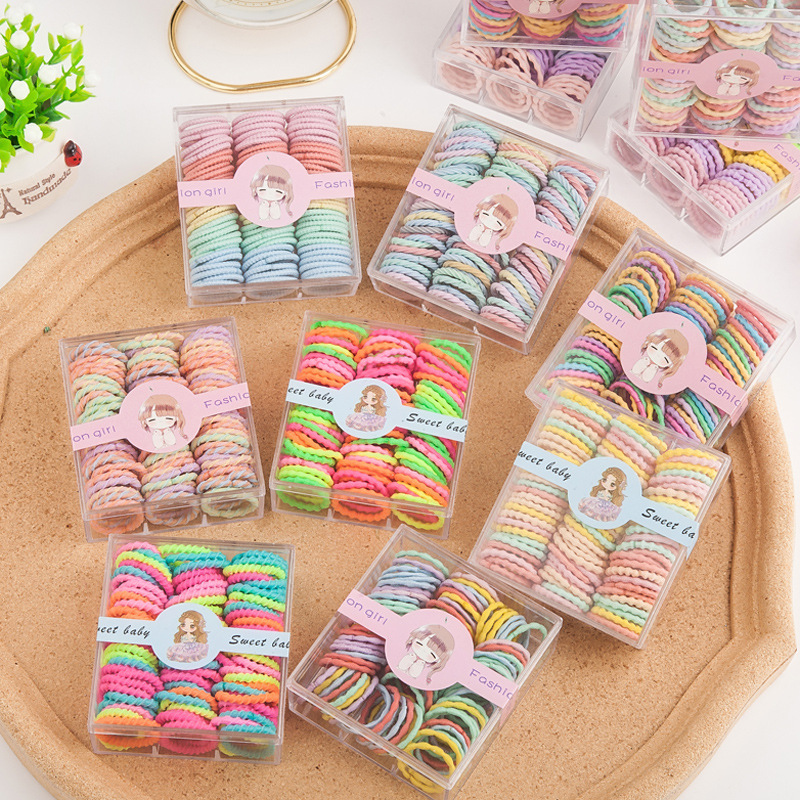 Banda de goma para niñas y niños no duele el cabello banda de goma elástica niña bebé banda de pelo lindo niña tocado