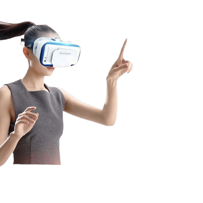 vr眼镜虚拟现实游戏电影智能手机BOX三d眼镜一体机头戴式千幻魔镜|undefined