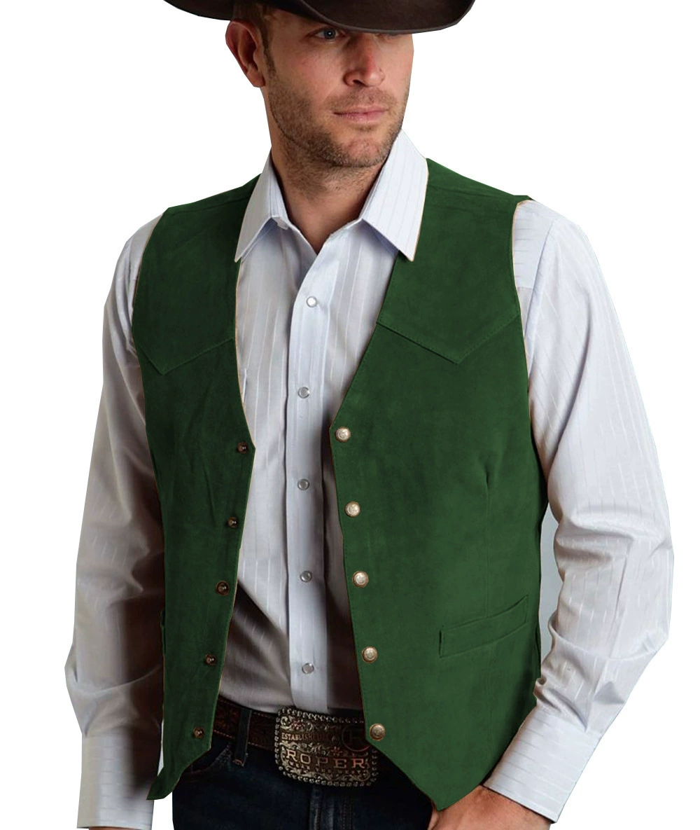 Костюм, металлический жилет, slim fit