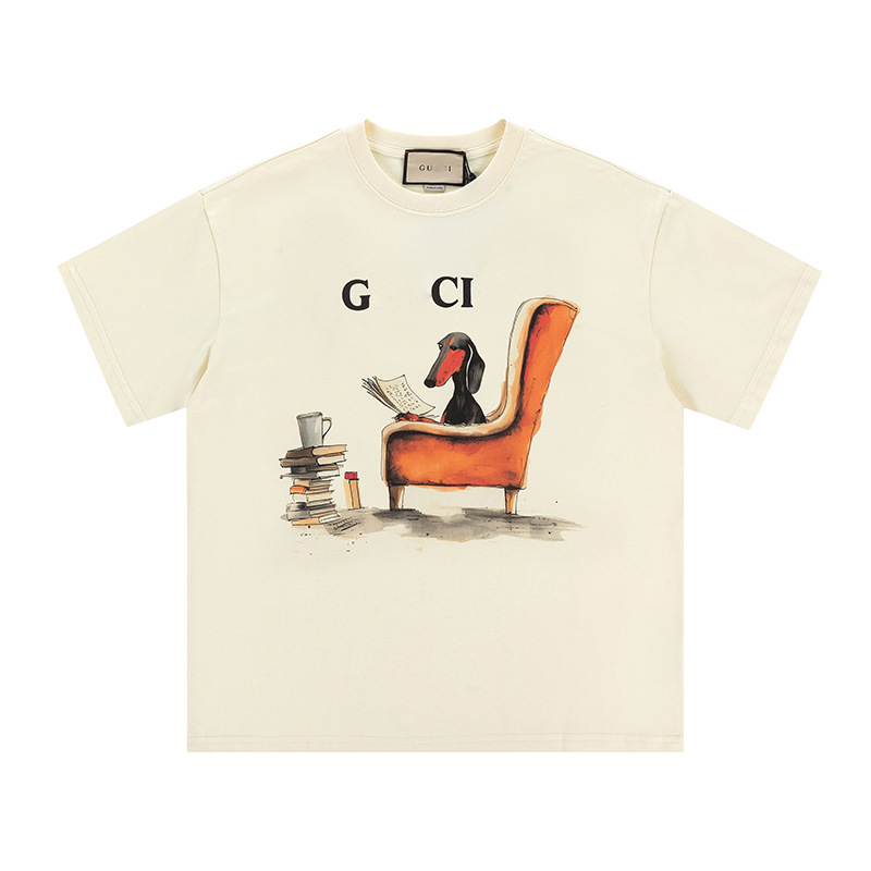 GU クロスボーダー ハイバージョン 25SS 新しい楽しいシリーズ 男女兼用の多用途プリント半袖 T シャツ|undefined