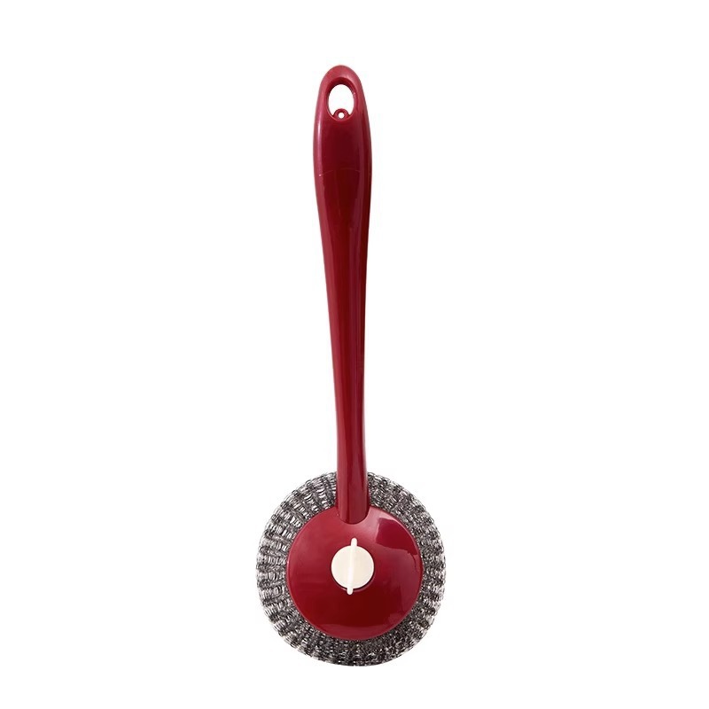 Stainless Steel Non-Shedding Steel Wire Ball for Pot Washing, Pot Washing, Dishwashing, Dishwashing Handle, Brush Cleaning Ball, Kitchen