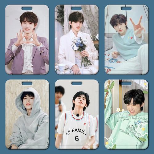 Song Yaxuan card holder wholesale plastic slider student school card meal card name card small card work card holder access control bus