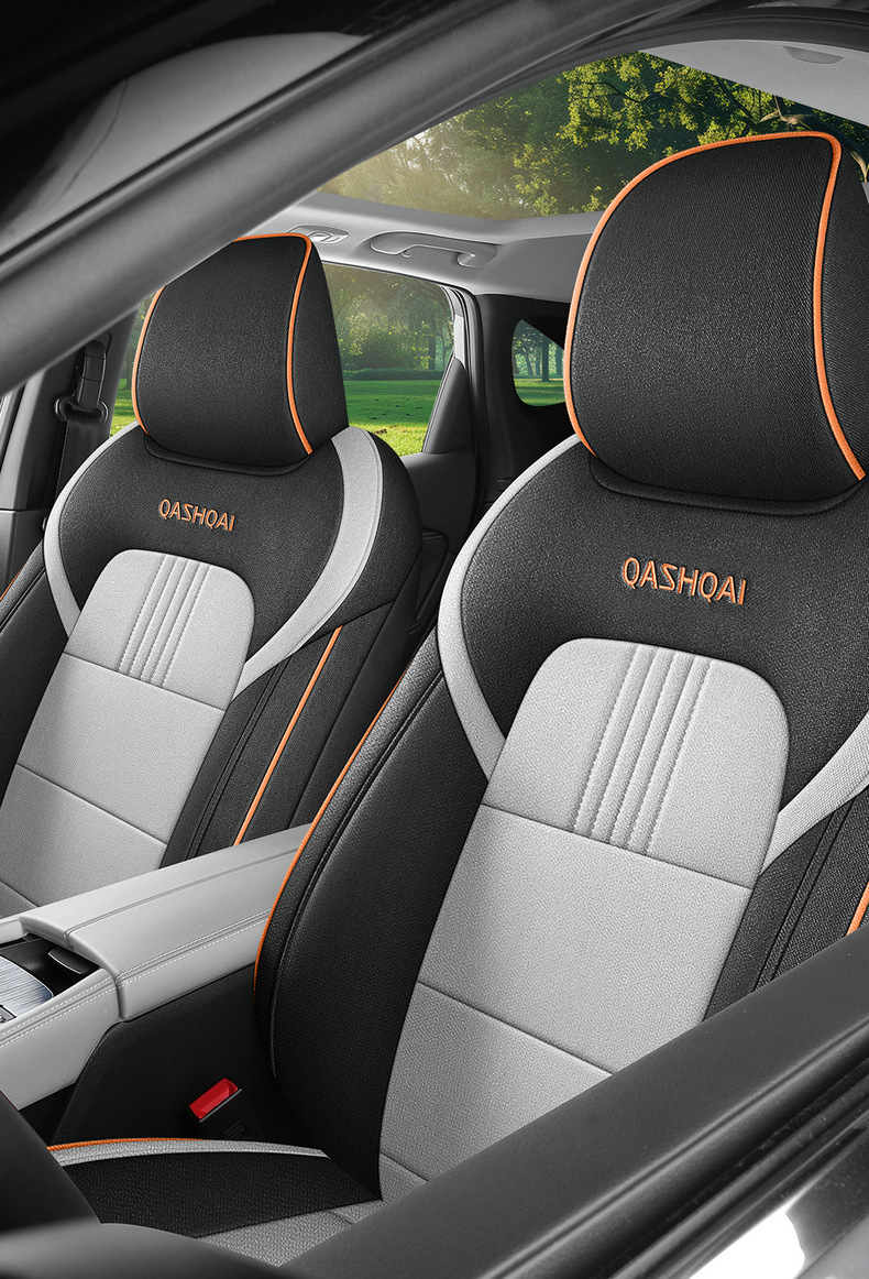 Car Seat Cover for Nissan Qashqai 25 Full Set Linen Breathable