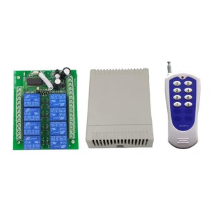 433 frequency 12V 24V 2-way inching 6-way self-locking learning wireless remote control switch 4-way inching 4-way self
