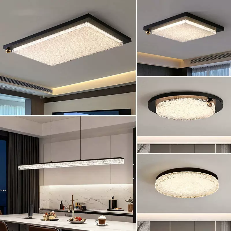 灯具全屋套装客厅吸顶灯意式轻奢高级感农村自建房大厅主灯客厅灯