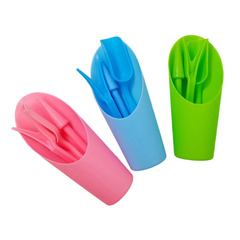 Succulent tool set seedling starter hole punch bucket shovel shovel flower gardening tools potted plastic shovel combination