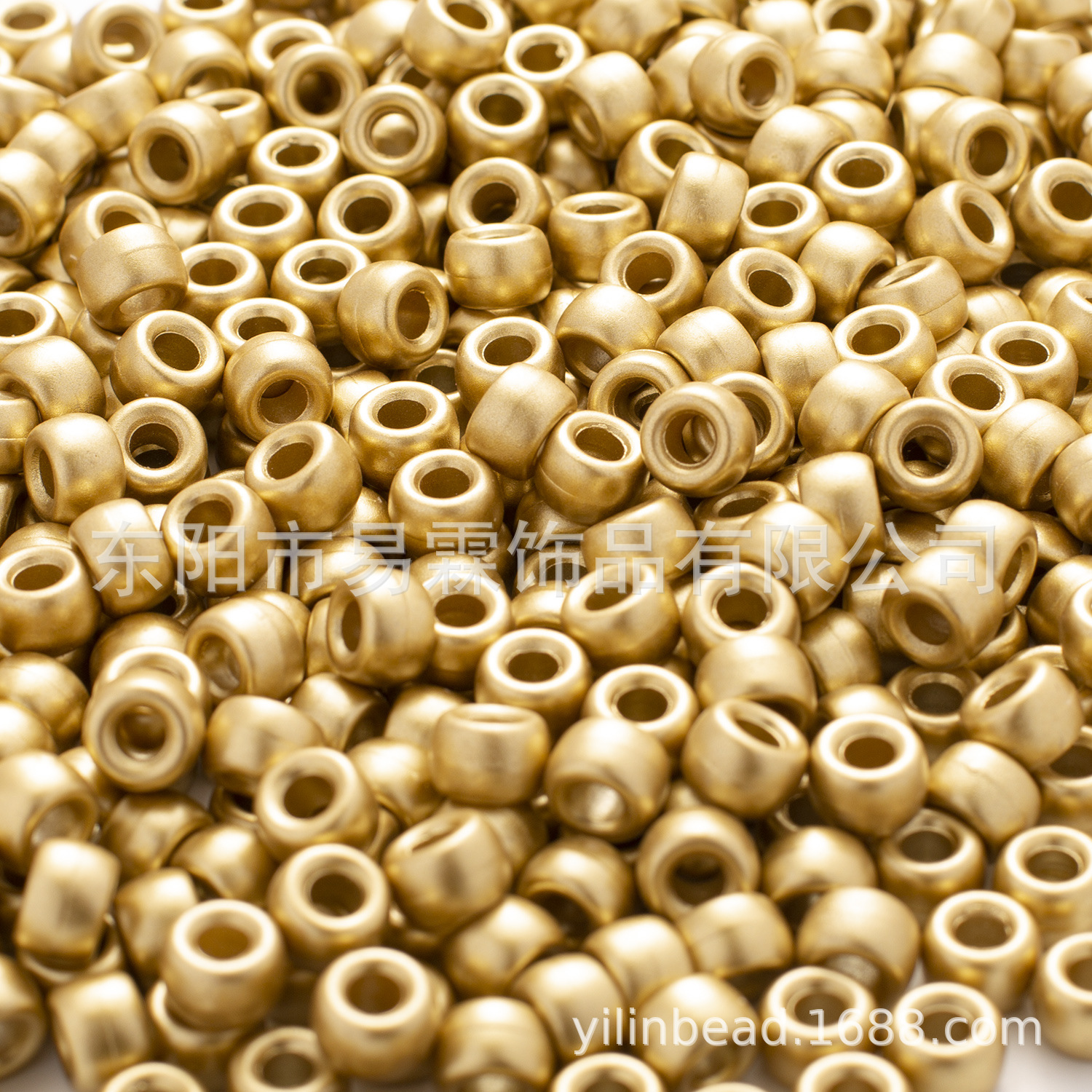 Material de bricolaje transfronterizo cuentas de barril cuentas sueltas cuentas de pony cuentas hechas a mano de agujeros grandes 6*9MM accesorios de joyería de color al por mayor