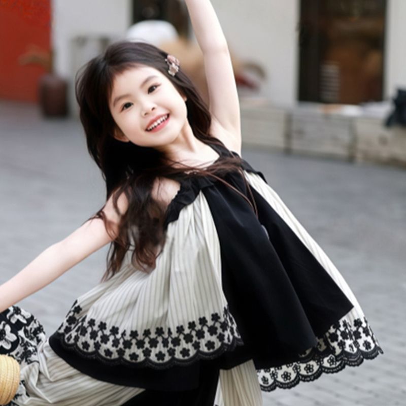 女童套装夏季2025新款儿童韩版时尚洋气两件套女孩短袖上衣春装潮|undefined