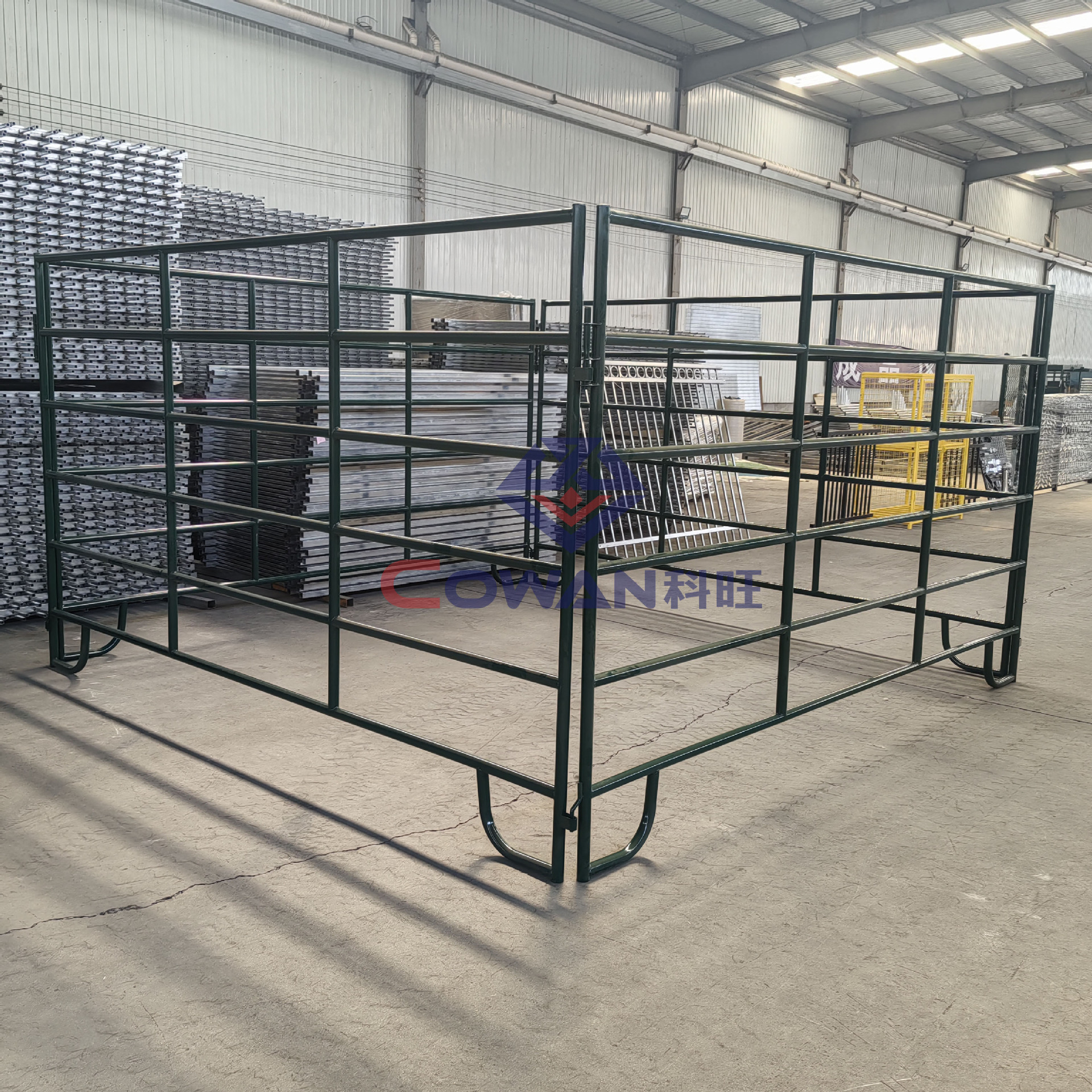 Valla de hipódromo Valla de ganado móvil Valla de aislamiento de granja Valla de cautiverio de pastizales