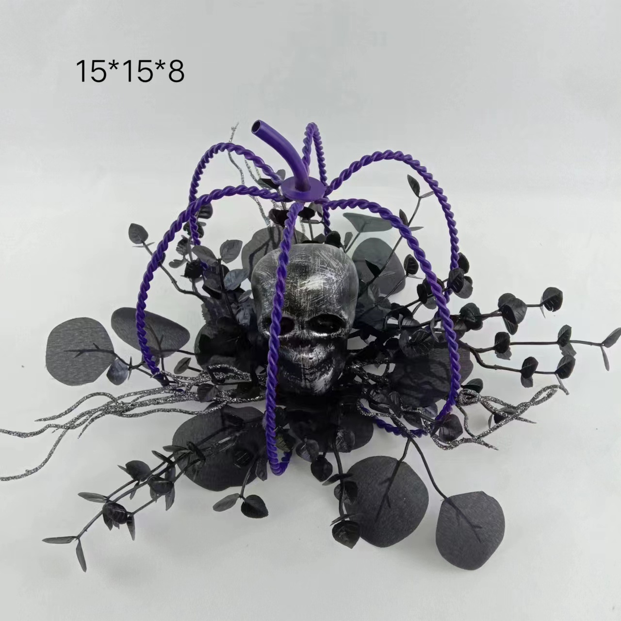 Halloween transfronterizo nueva lista de Halloween fiesta en el hogar decoración de fantasmas de cuentas de brujas calabaza murciélago colgante