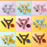 Веревочный жилет для собак, сундук с большим, средним, маленьким, маленьким, цепь собак, собачья предмет круга ходьба для собачьей веревки питомцы