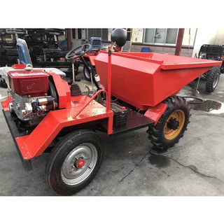 前四轮翻斗车自卸 KJ-20液压型自卸翻斗车柴油前翻翻斗车