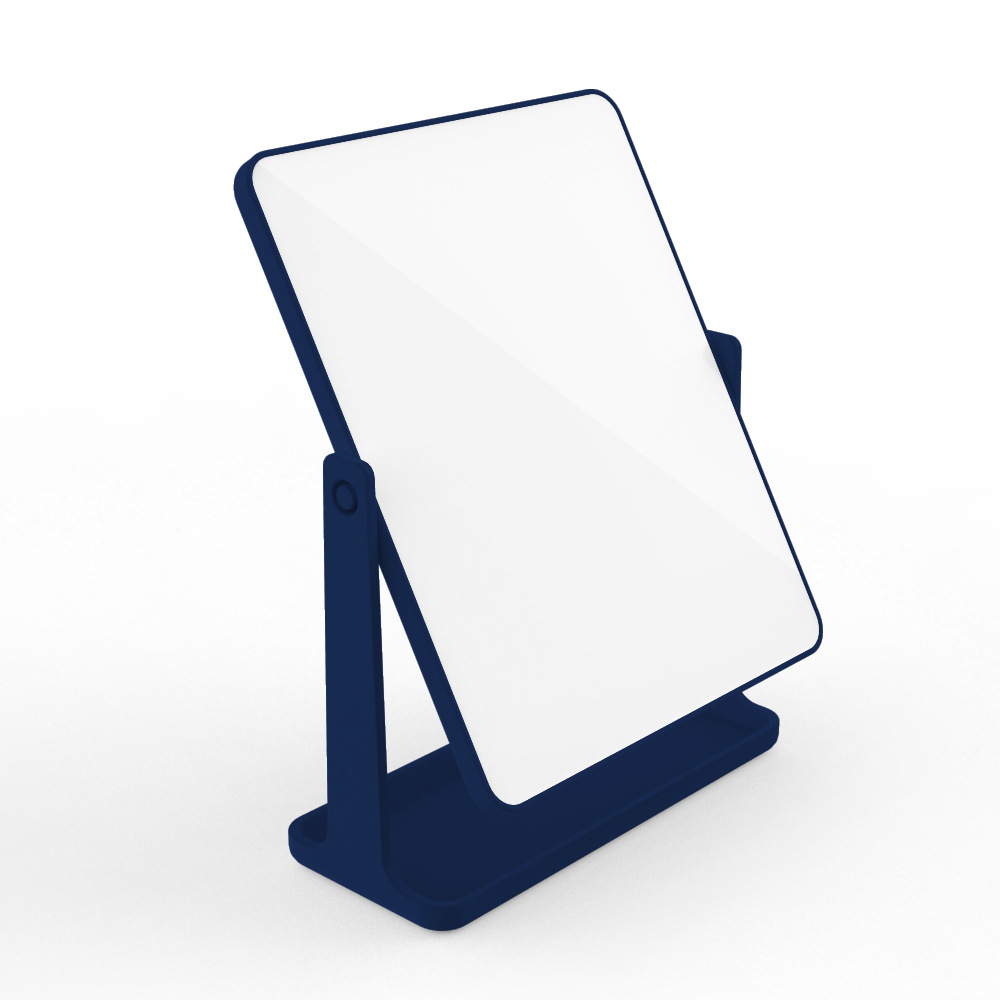 Espejo de maquillaje de escritorio espejo de vestidor dormitorio en casa Nordic giratorio simple cuadrado espejo de una cara