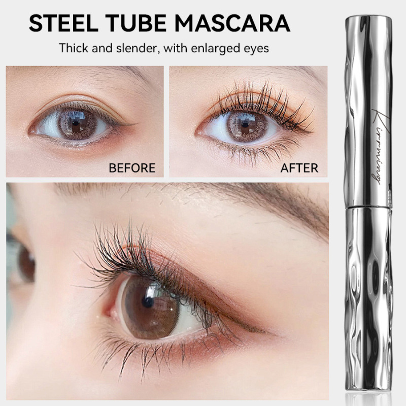 新品跨境爆款KIRRMING弯管睫毛膏 防水卷翘不晕染厂家直供Mascara|undefined