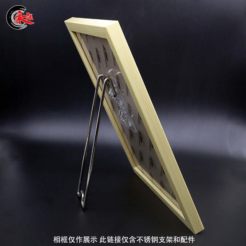 Soporte de marco de fotos sin clavos pegatina de escritorio de acero inoxidable marco de visualización certificado álbum soporte de pantalla soporte adhesivo mágico sin costuras