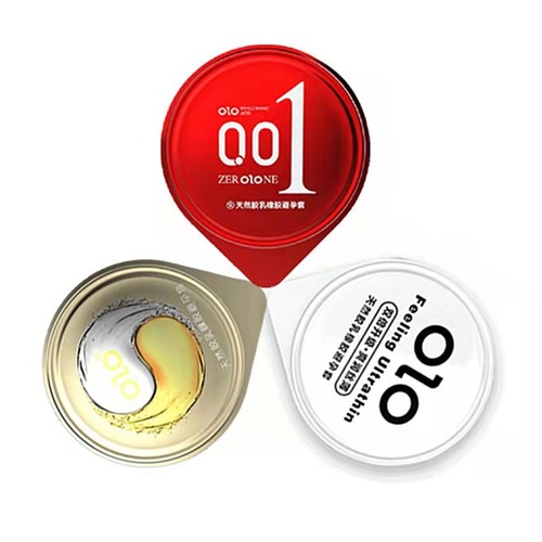 Olo single pack bulk ultra-thin high-lubricant safety condoms 001 set night club adult novelty supplies wholesale