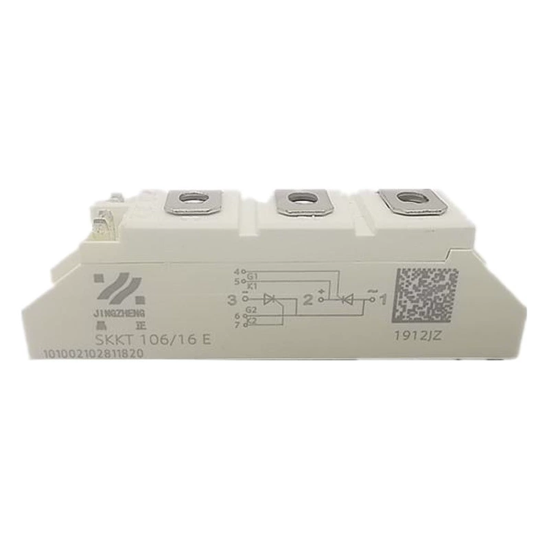 Двунаправленный управляемый кремниевый модуль SKKT106/16E Белый полупроводниковый модуль полного управления SKKT92 SKKT56