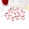 Hair band with bow contains rose flower-shaped, clothing, hair accessory, decorations, polyester, thin weaving