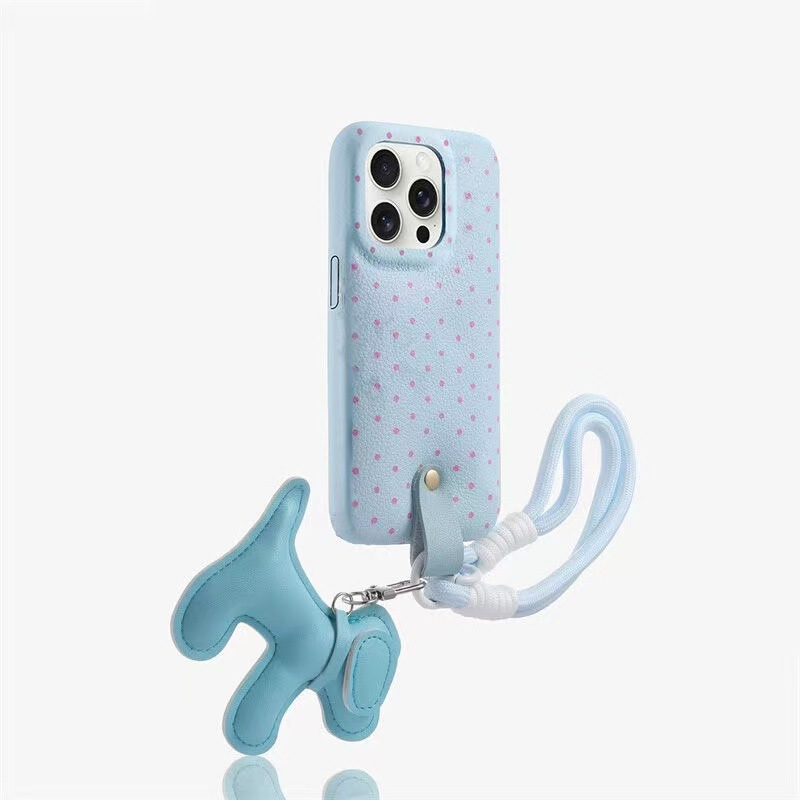 抖音同款苹果16ProMax手机壳iPhone15Pro新款13女款12手绳14皮纹|undefined