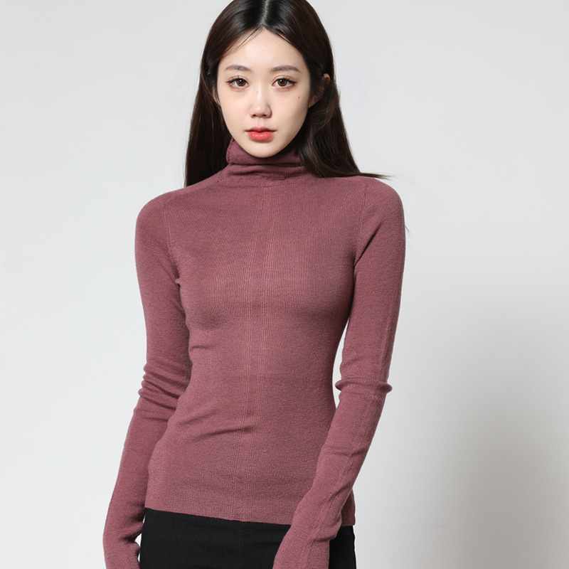 Spot Mr Jiujiu Highly Recommends_Upgraded Triangle Design/German Fine Seamless Bottoming Shirt for Women Autumn and Winter Slim Fit Top