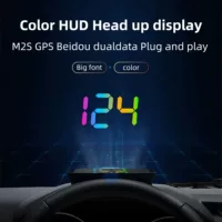 Новая энергия HUD Head Display Автомобильный Beidou GPS Test Многофункциональный HD-проектор