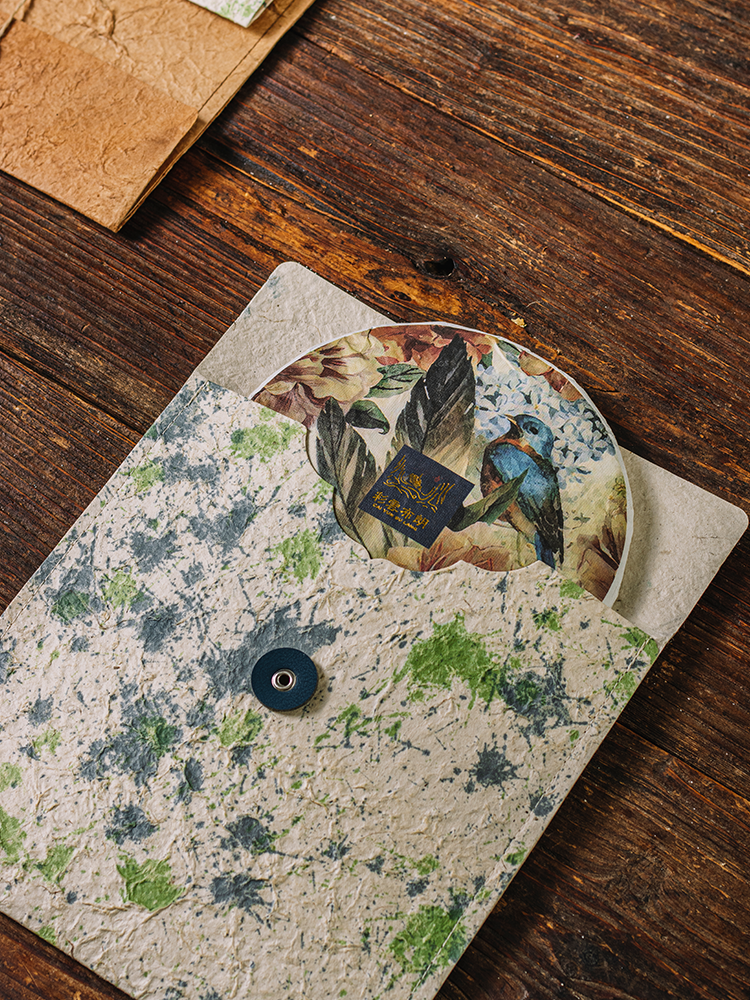 茶饼包装袋单饼袋普洱茶白茶小众傣纸可定 制357克200克茶叶储存