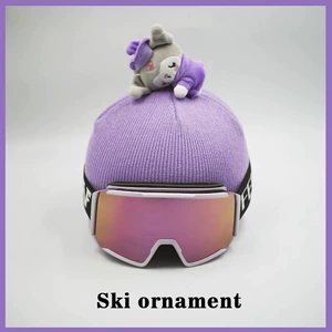 Helmet Cover Doll Windproof Winter Ski Helmet Snowboard Warm Hat