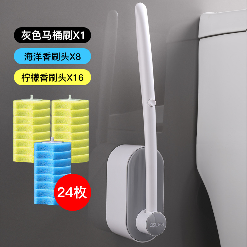 Cepillo de inodoro desechable sin callejones sin salida