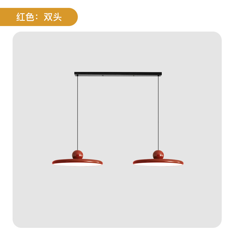 Diseñador nórdico, restaurante, bar, moderno, estilo crema, dormitorio, mesa de comedor, sala de estudio retro, candelabro OVNI