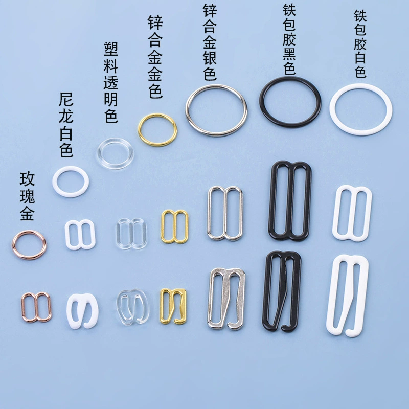 089 цинкового сплава нижнее белье плечевая пряжка спот 8 слов 9 слов клей черный слинг пряжка для одежды