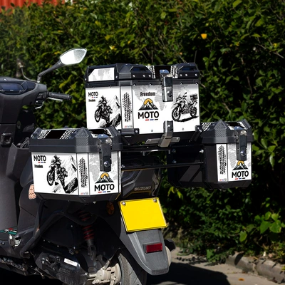 Pedal Electric Vehicle Universal Expansion — Motorcycle trunk