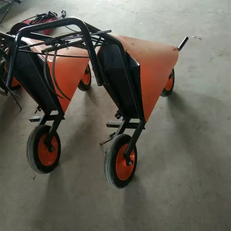 手推式汽油桔杆割晒机小型辣椒单行收割机纯汽油四冲程割倒机