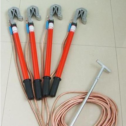 JDX-400v低压接地线 百鼎低压0.4kv四相接地线 400v接地线装置