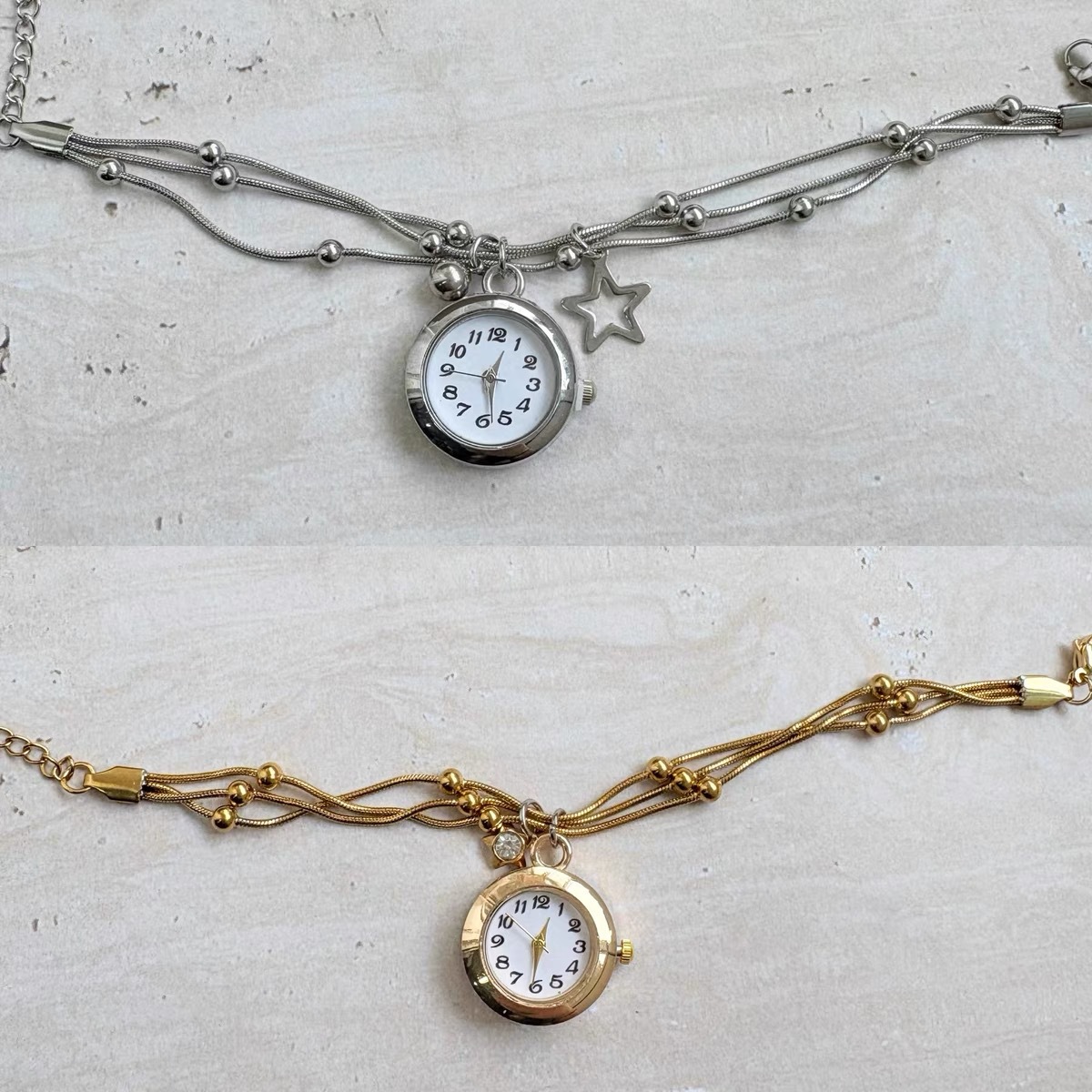 Butterfly Chain Watch Chain Heart Watch European and American Boho Heart Ladies Watch Chain Shein Duoduo Cross-Border