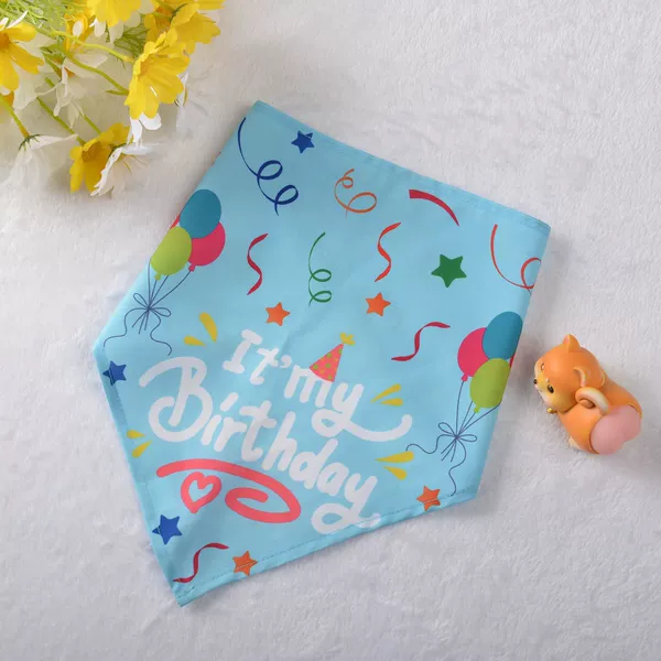 Blue balloon, scarf