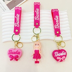 かわいいバービー PVC キーホルダー学生ペンダント小さなギフトカップル装飾品ギフトインターネット有名人の装飾品卸売
