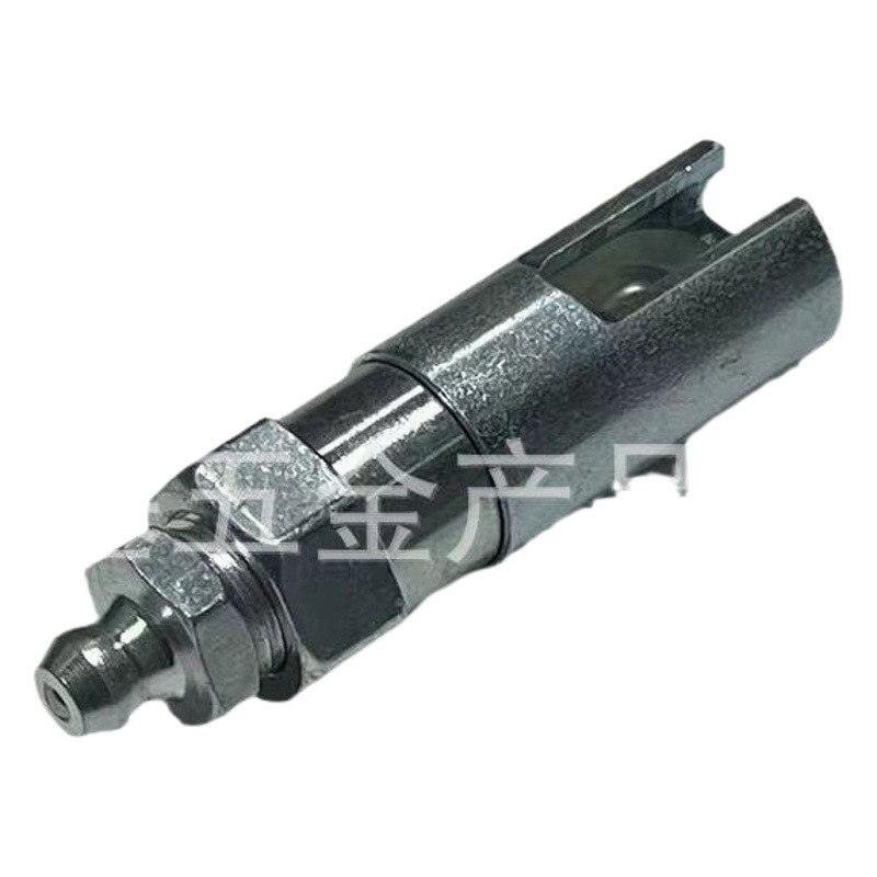 90 grados Push-in Apertura de ángulo recto boquilla de inyección de aceite boquilla de pistola de aceite plana boquilla de pistola de grasa Accesorios